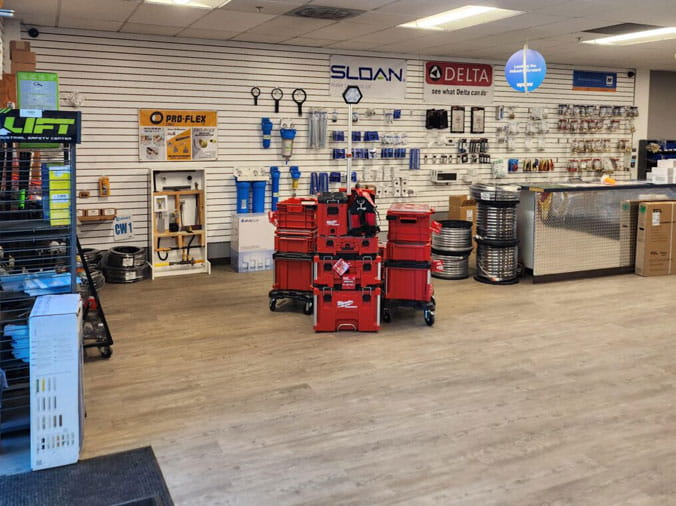 PLumbing supplies available at Hughes Supply Denver CO